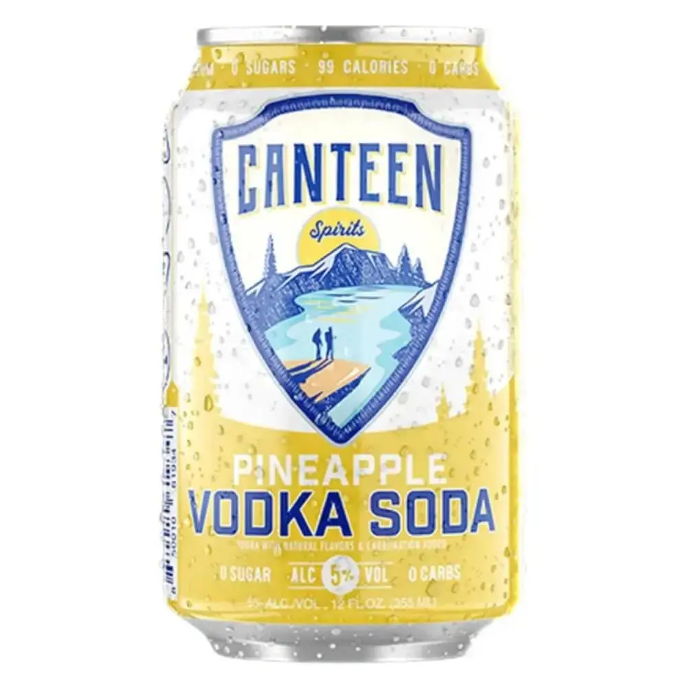 Canteen Pineapple Vodka Soda 6pk