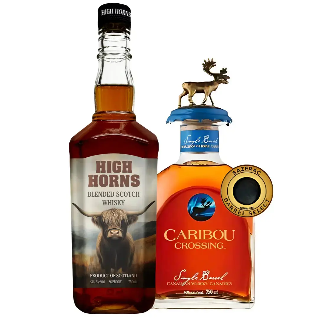 Caribou Crossing Single Barrel Private Store Pick + High Horns Scotch Bundle