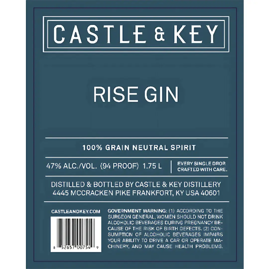 Castle & Key Rise Gin 1.75L