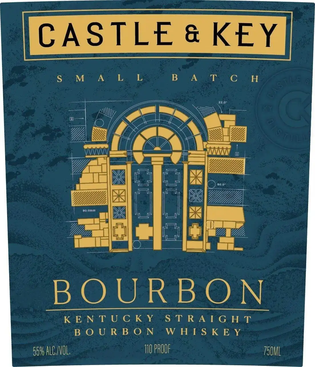 Castle & Key Small Batch Kentucky Straight Bourbon Whiskey