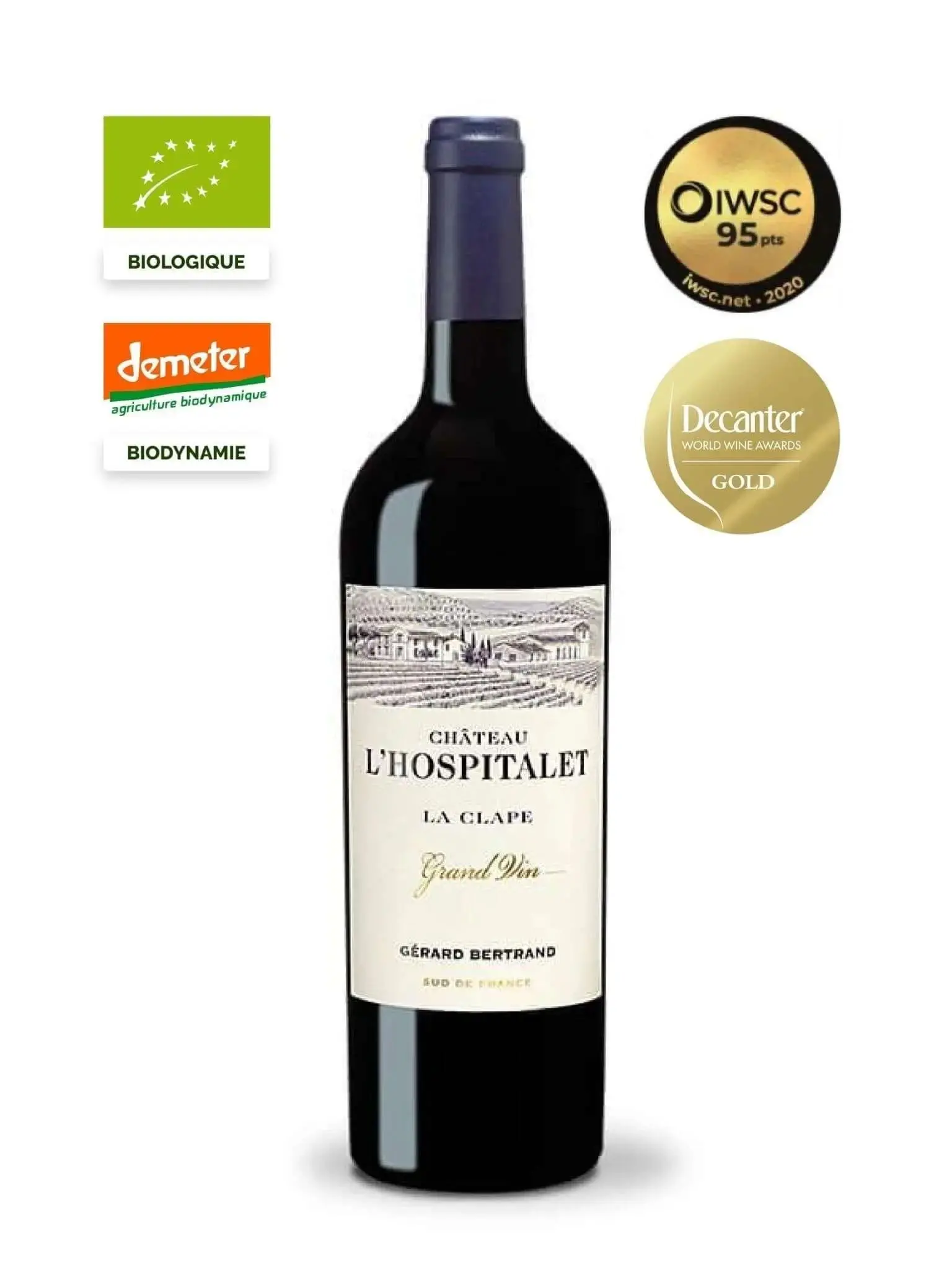 Château L'Hospitalet Grand Vin red wine - Image 4