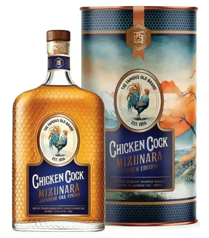 Chicken Cock Mizunara Japanese Oak Finish Bourbon 750mL