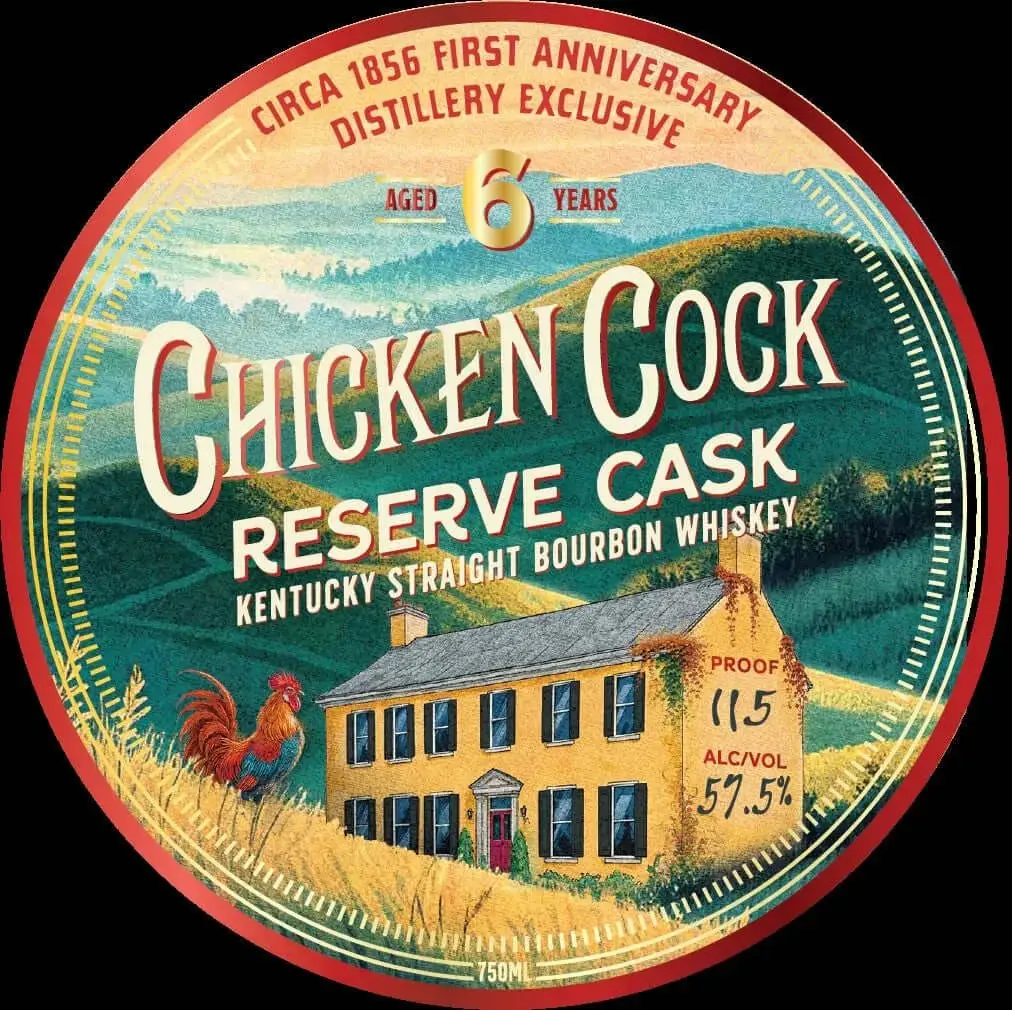 Chicken Cock Reserve Cask Kentucky Straight Bourbon Aged 6 Years - Image 2