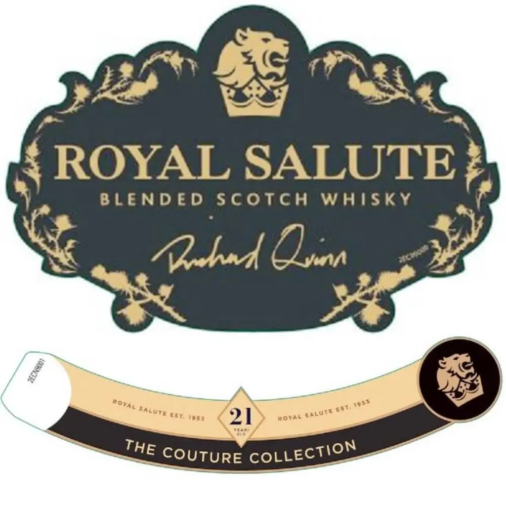 Chivas Regal Royal Salute 21 Year Old Richard Quinn Black Edition - Image 2