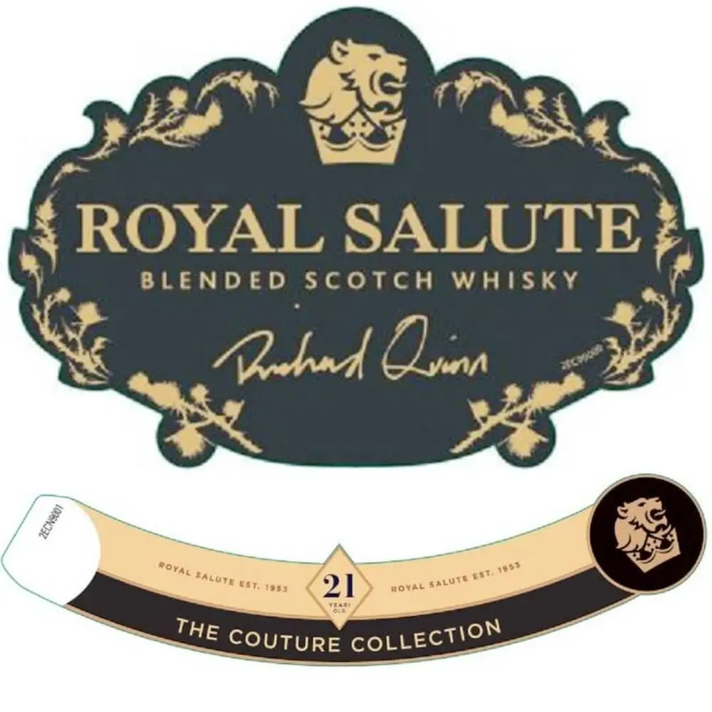 Chivas Regal Royal Salute 21 Year Old Richard Quinn White Edition - Image 2
