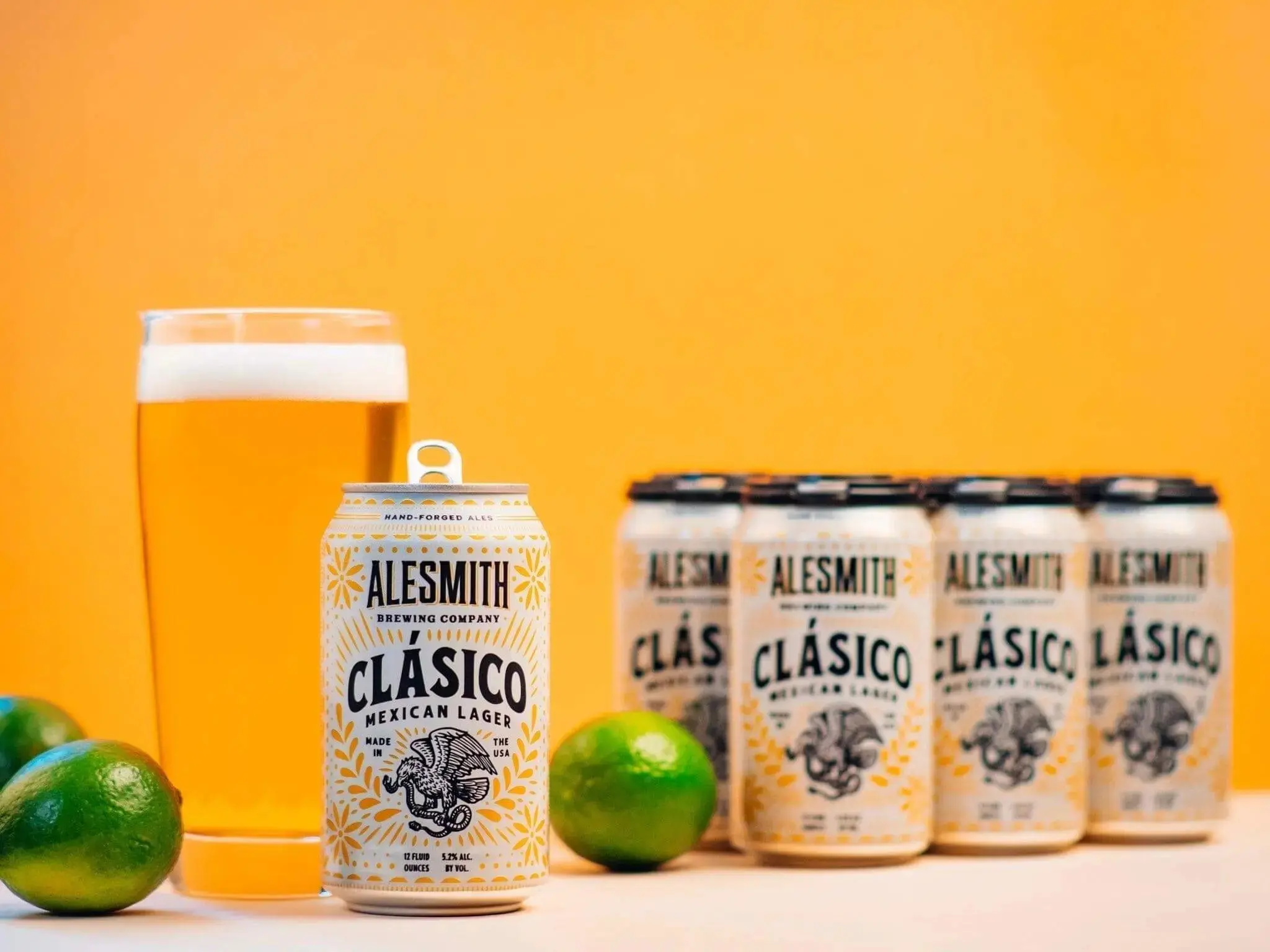 AleSmith Clásico Mexican Lager (5.2% ABV) 12oz Cans - Image 3