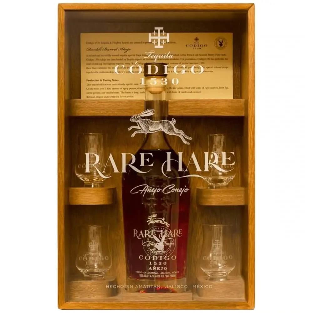 Código X Playboy Rare Hare Limited Edition Double Barrel Añejo Tequila - Image 2