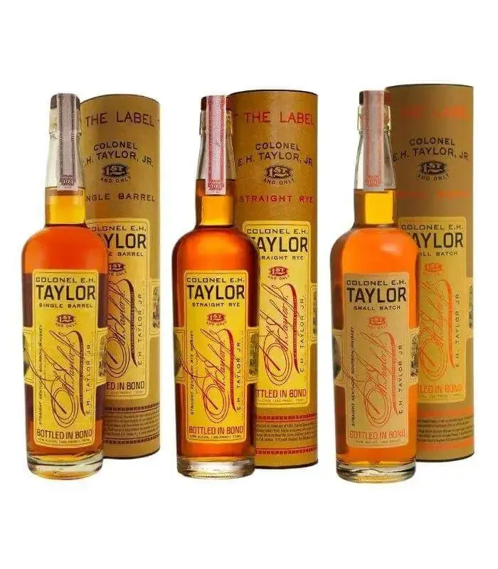 Colonel E.H. Taylor Single Barrel, Rye, and Small Batch Bundle