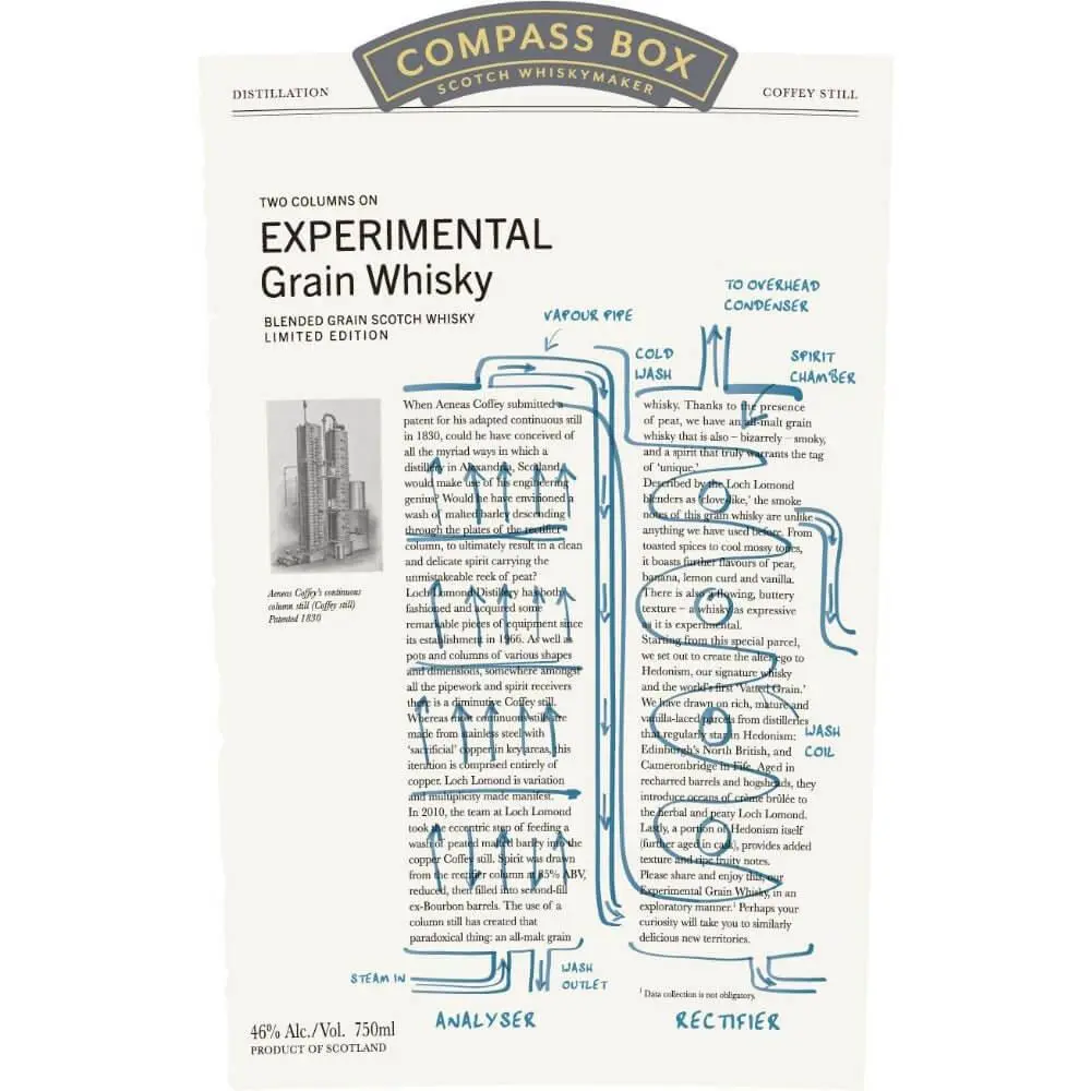 Compass Box Experimental Grain Whisky Limited Edition - Image 2