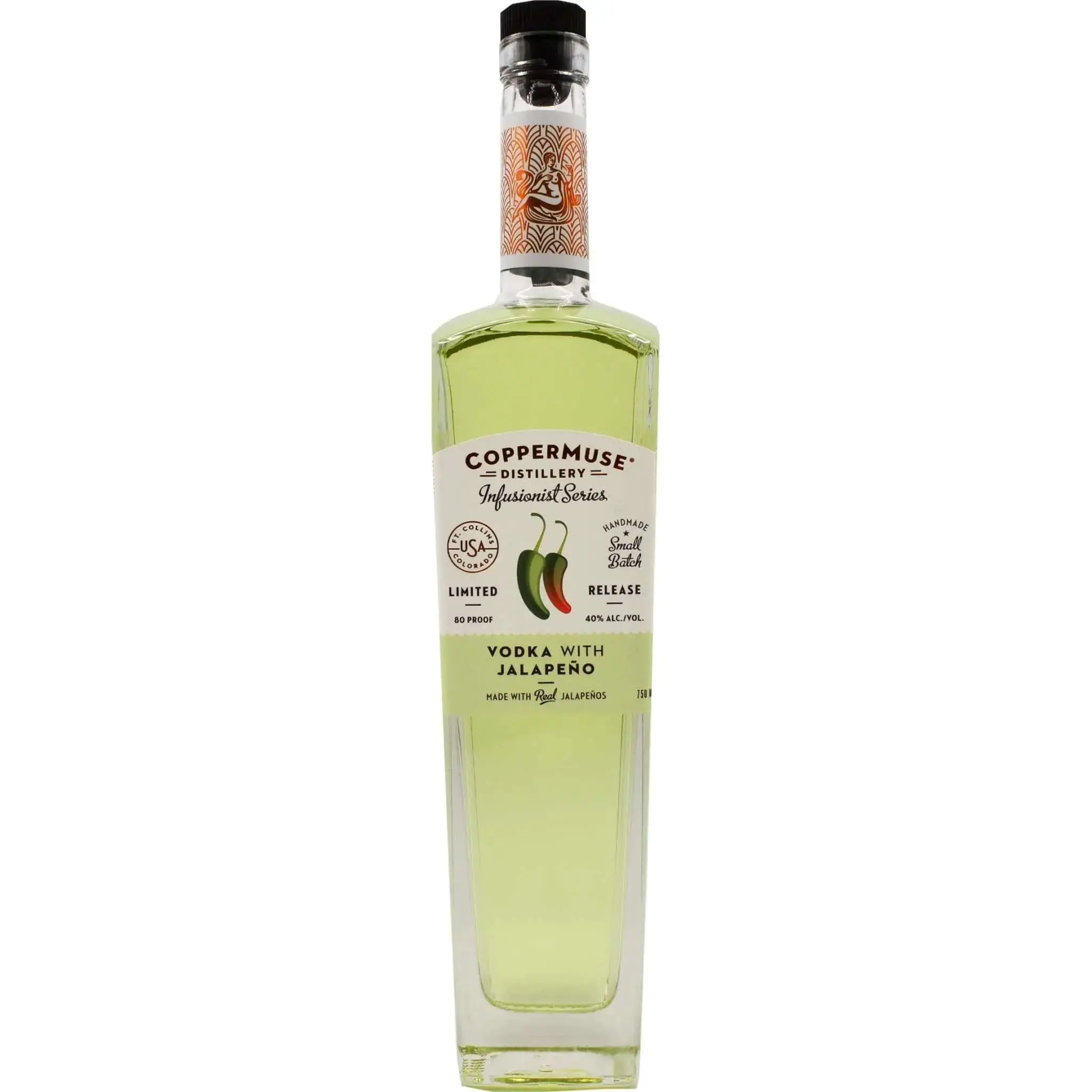 Coppermuse Distillery 'Infusionist Series' Jalapeno Vodka, Colorado