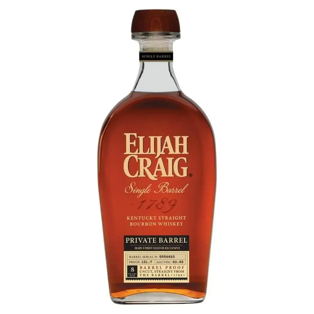Elijah Craig Barrel Proof Private Barrel Pick By Main Street Liquor