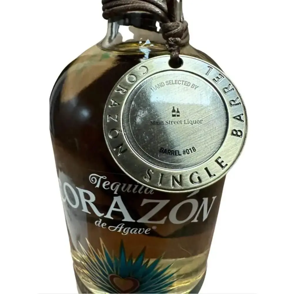 Corazon Tequila Anejo Single Barrel Aged in William Larue Weller Barrels By Main Street Liquor - Image 2
