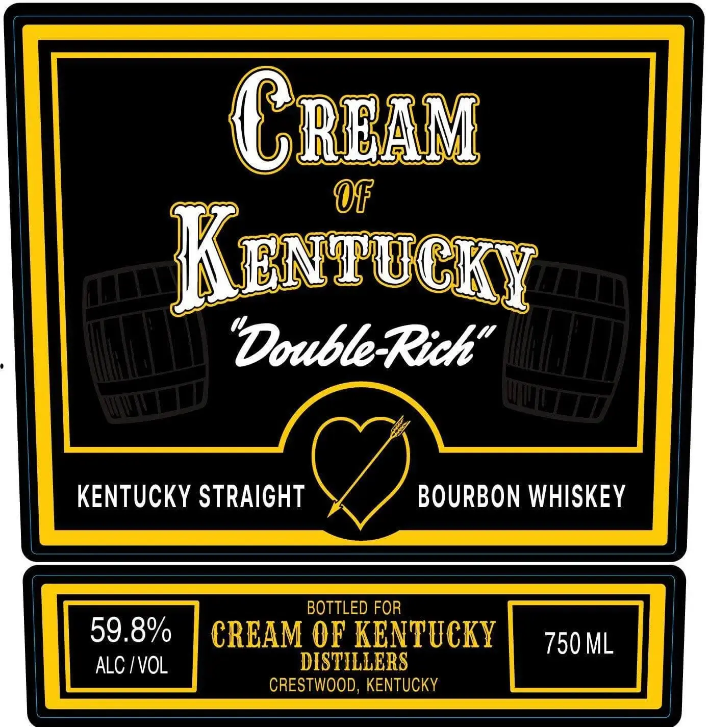 Cream of Kentucky “Double-Rich” Kentucky Straight Bourbon Whiskey