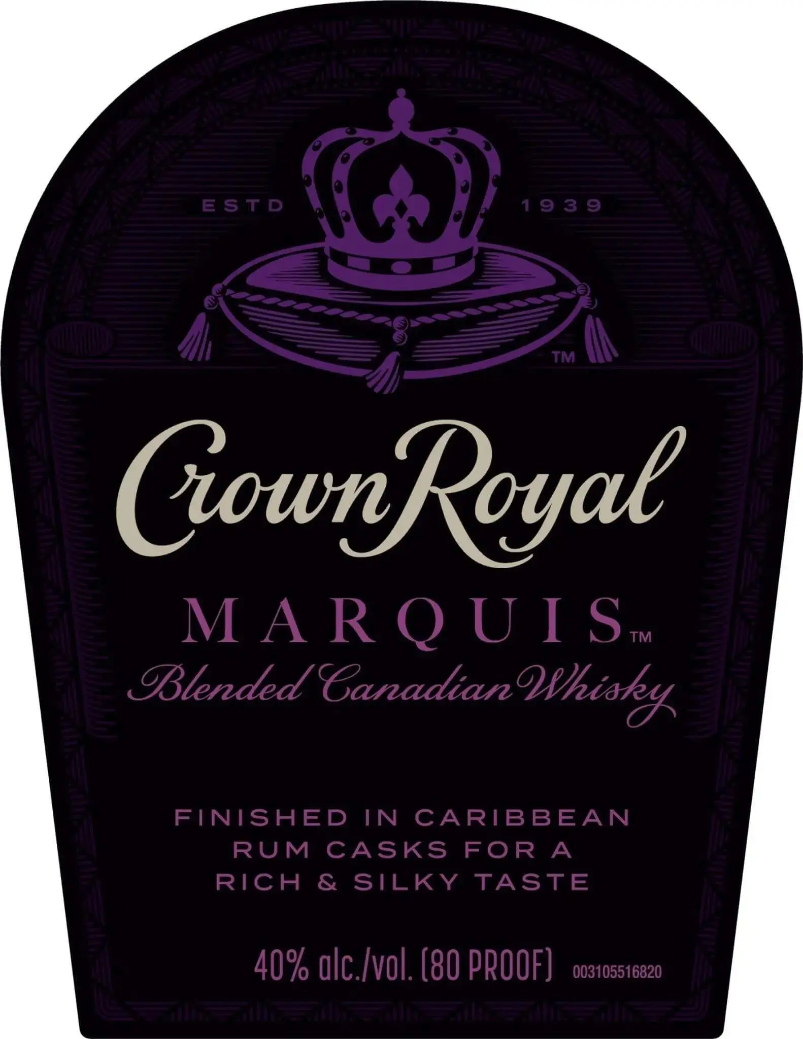Crown Royal Marquis Blended Canadian Whisky Finished in Caribbean Rum Casks - Image 2