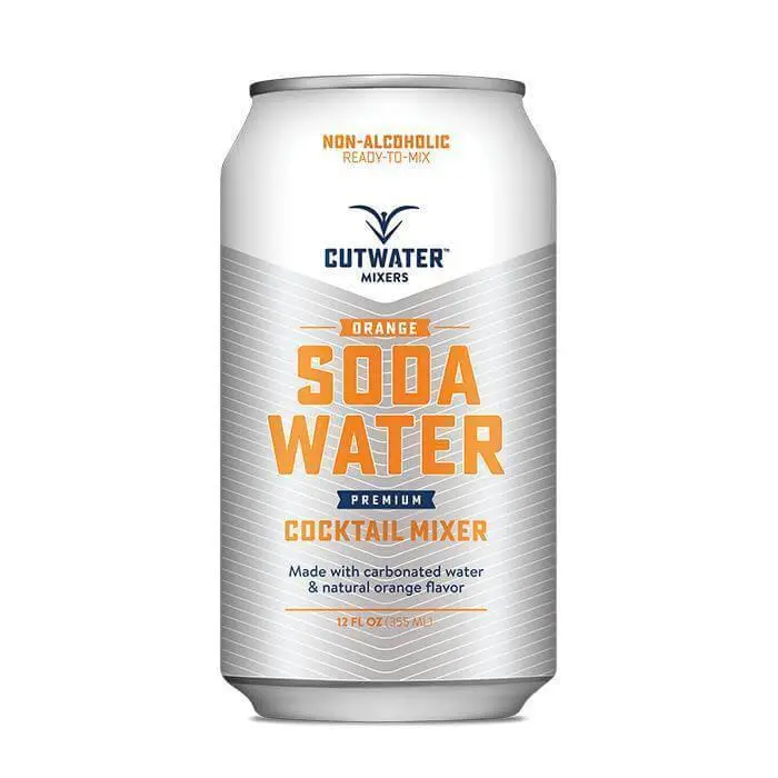 Cutwater Spirits Orange Soda Water Mixer (4 Pack – 12 Ounce Cans)