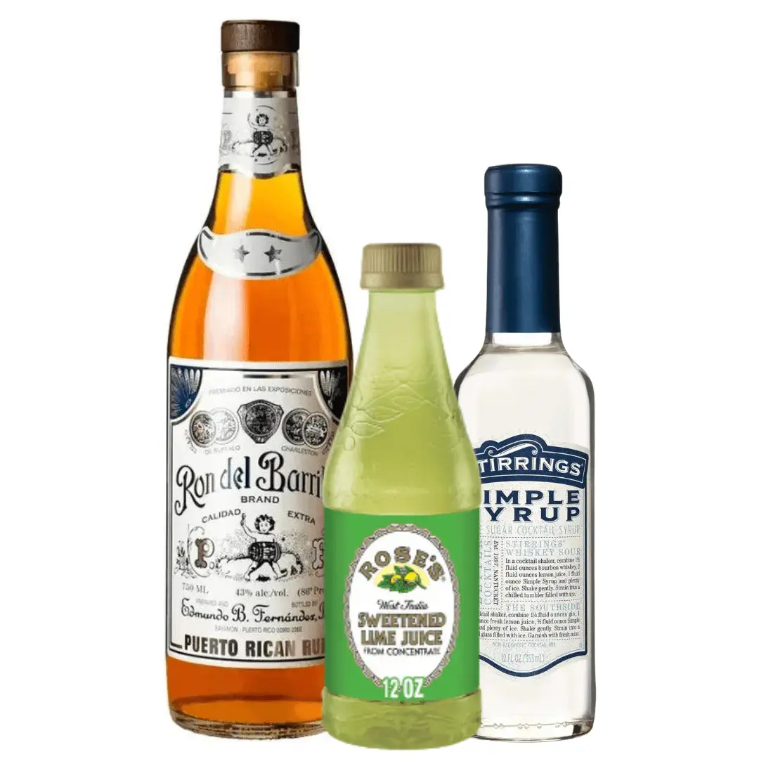 Daiquiri Cocktail Kit: Ron Del Barrilito, Rose’s, Stirrings