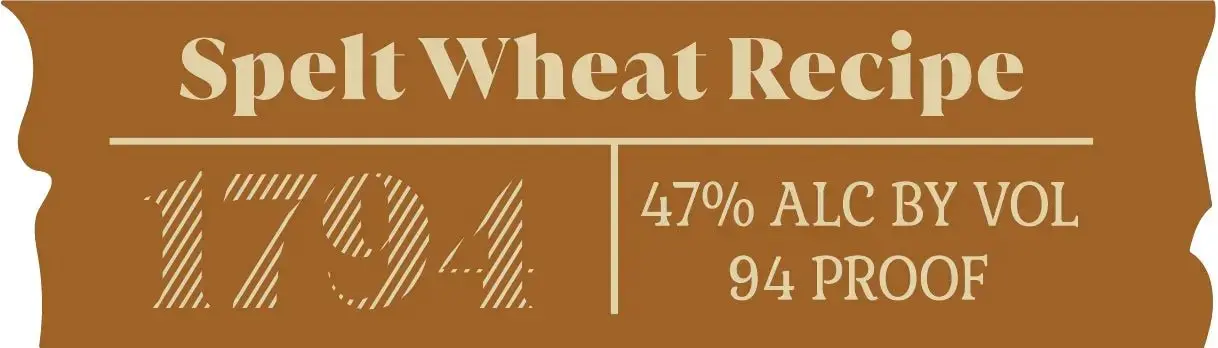 Daniel Weller 1794 Spelt Wheat Recipe Kentucky Straight Bourbon Whiskey - Image 3