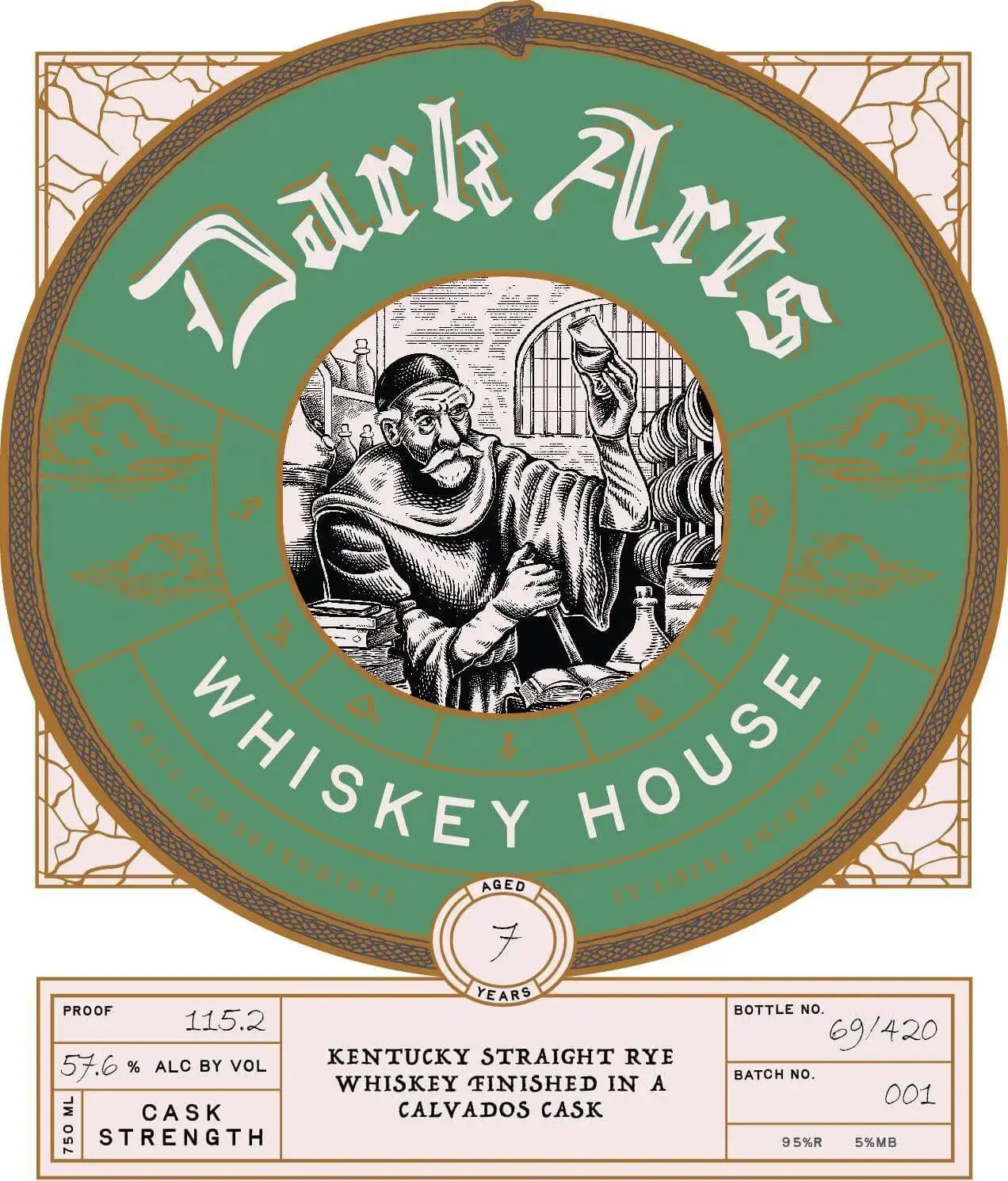 Dark Arts 7 Year Kentucky Straight Rye Finished in Calvados Cask