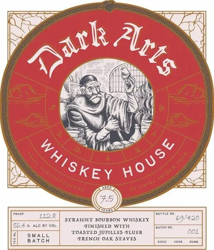 Dark Arts Whiskey House Straight Bourbon Whiskey 7.5 Years Small Batch