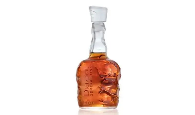 Dictador Rum Vintage 1976 Lalique (with showcase)