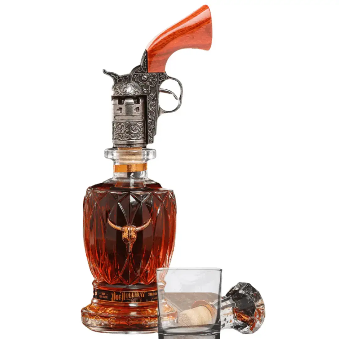 Doc Holliday 10-Year Bourbon Revolver Set - Image 2