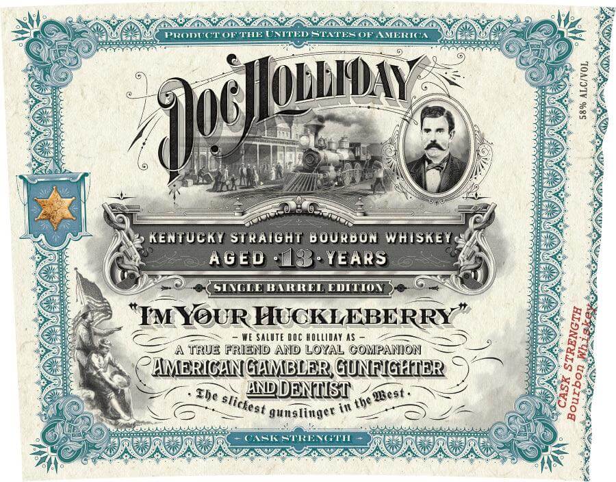 Doc Holliday 13 Year Single Barrel Kentucky Straight Bourbon Whiskey