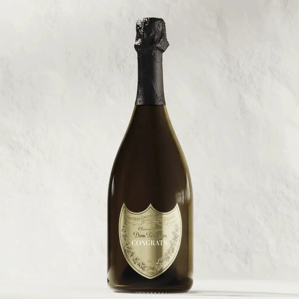 Dom Perignon Brut Champagne "CONGRATS" Shield