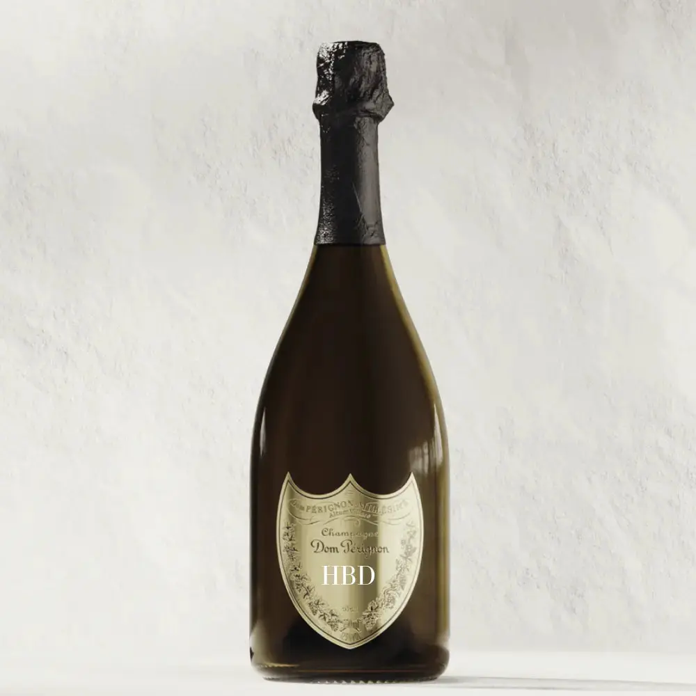 Dom Perignon Brut Champagne "HBD" Shield