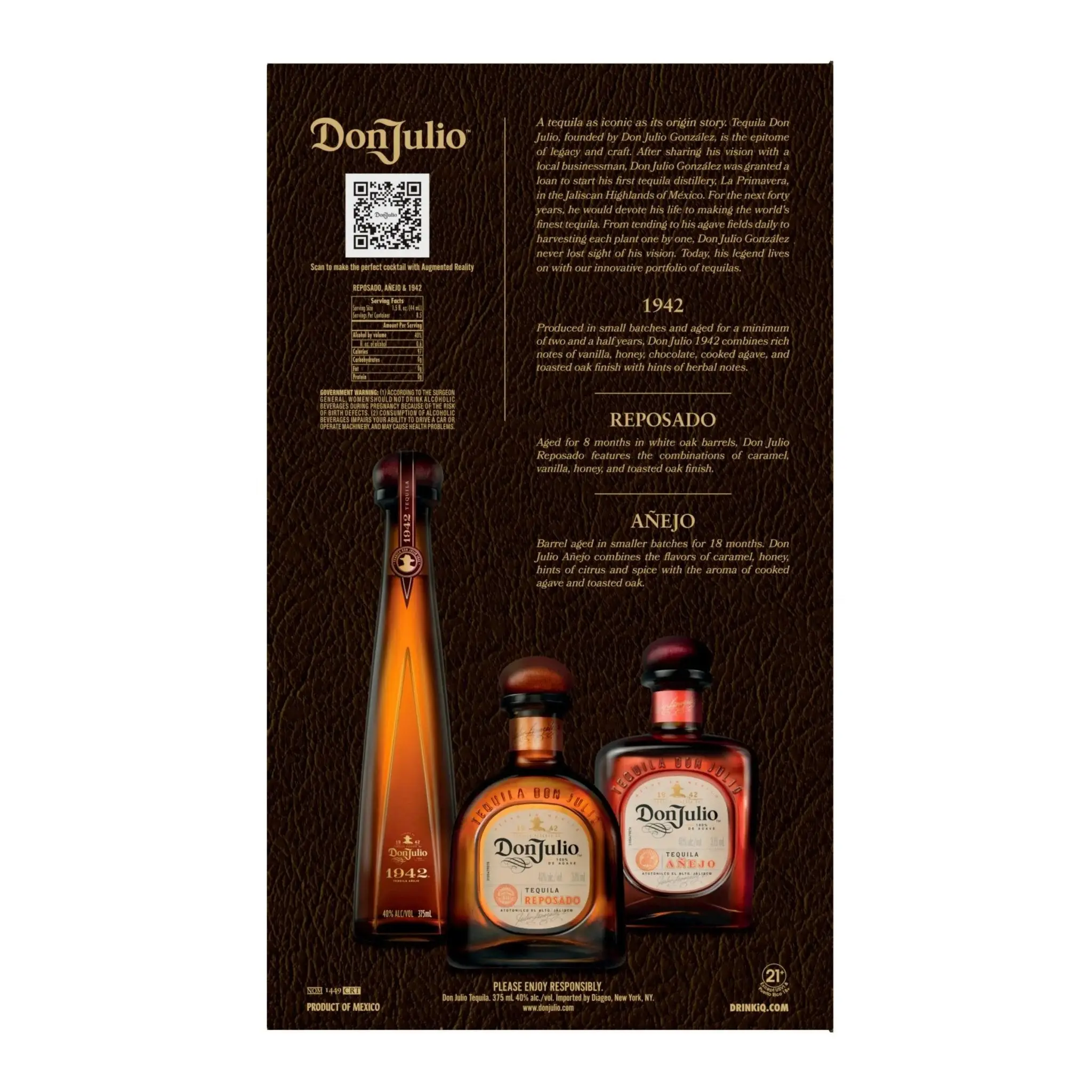 Don Julio Specialty Gift Set 3 x 375mL - Image 2