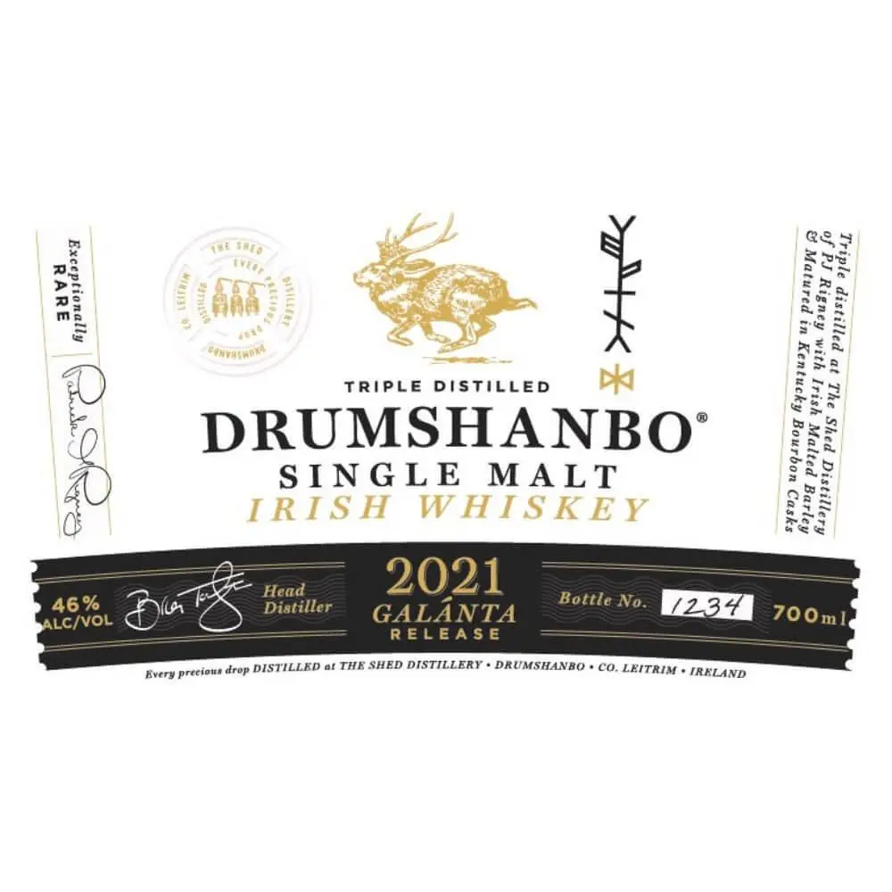 Drumshanbo Irish Whiskey Galánta Release 2021 - Image 2