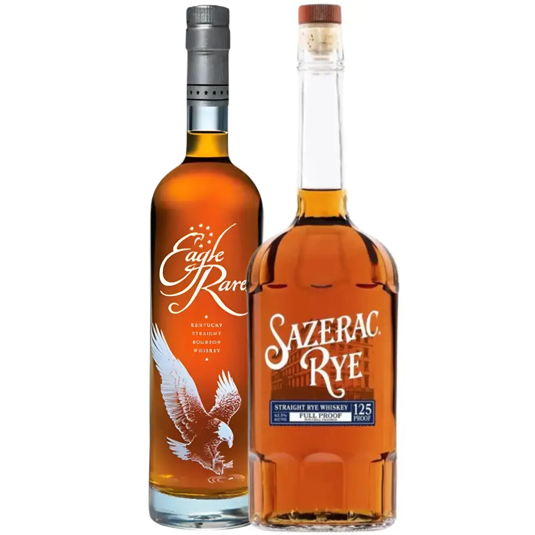 Eagle Rare 10 Year Bourbon & Sazerac Rye Full Proof 125 Bundle