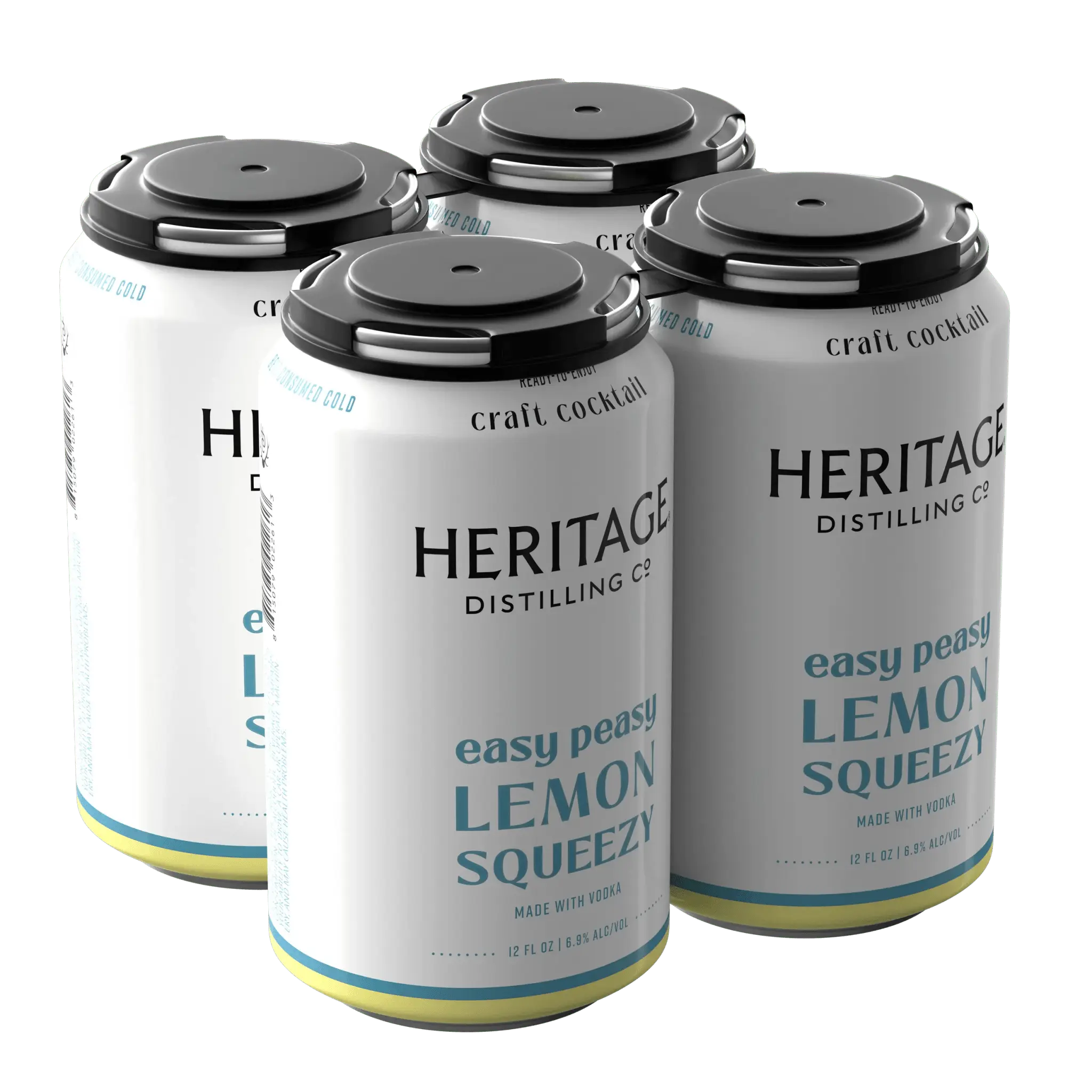 Heritage Distilling Co Easy Peasy Lemon Squeezy 4 Pack Cans