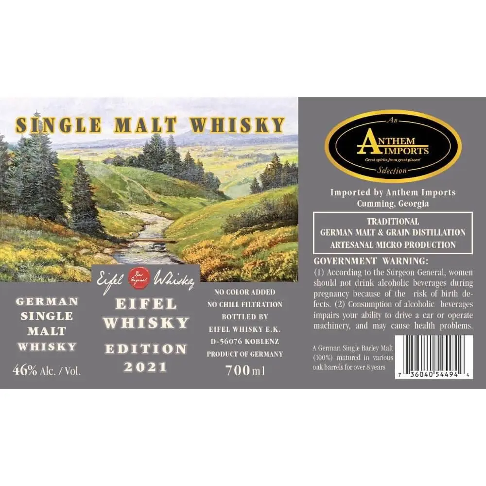 Eifel German Single Malt Whisky 2021 Edition - Image 2