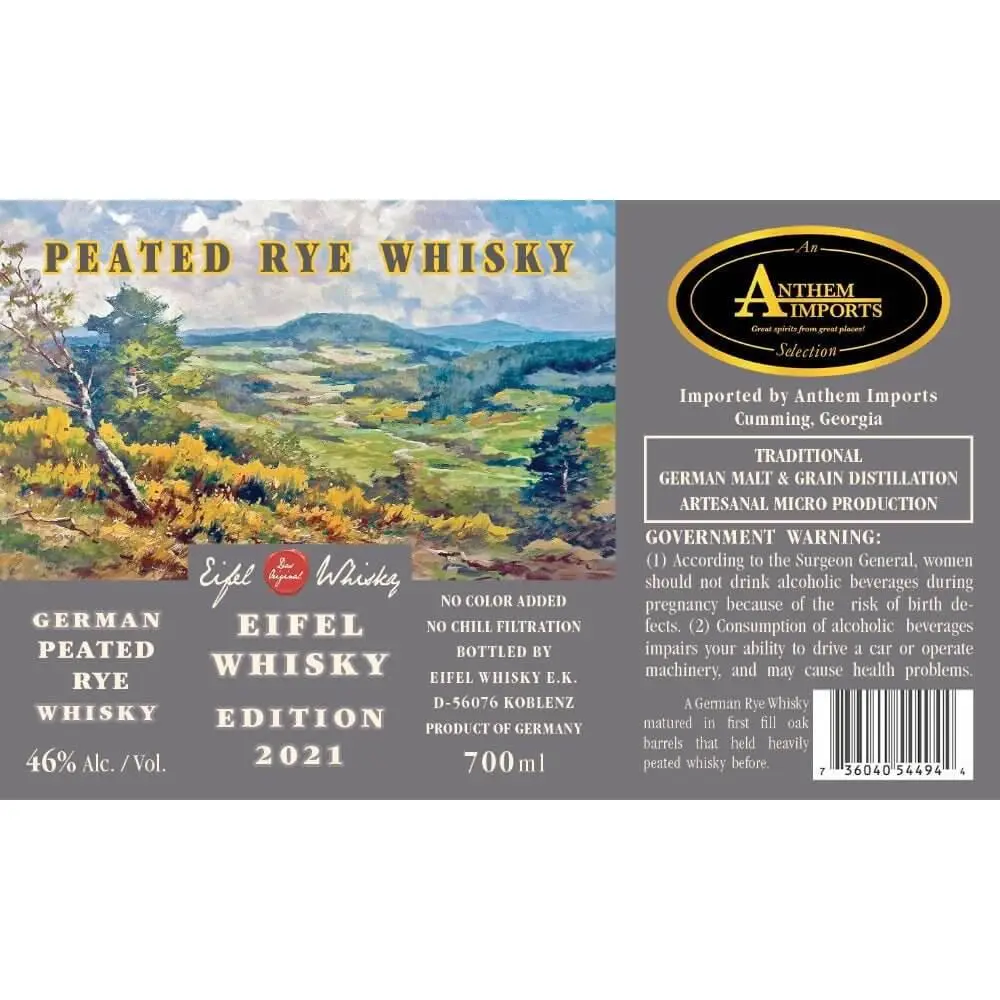 Eifel Peated Rye Whisky 2021 Edition - Image 2