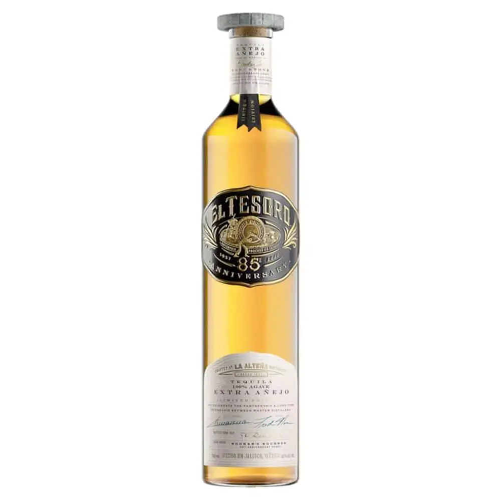 El Tesoro 85th Anniversary Extra Anejo Tequila Booker's Bourbon Barrel Matured