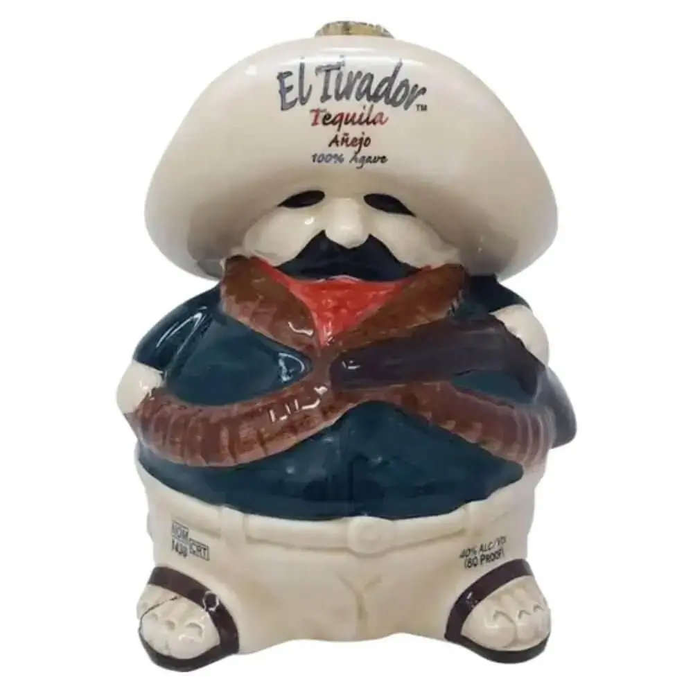 El Tirador Añejo Tequila 100% Agave Figurine Bottle