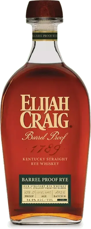 Elijah Craig Barrel Proof Rye Batch A925