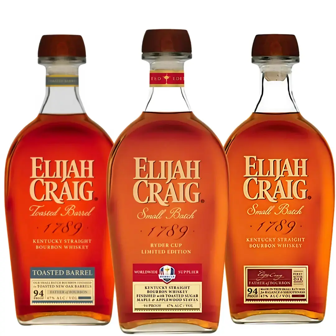 Elijah Craig Ryder Cup 2025 Commemorative Bourbon Bundle