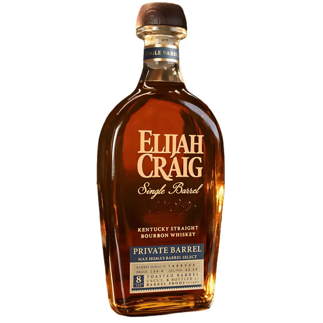 Elijah Craig Single Barrel Private Barrel Max Homa’s Barrel Select