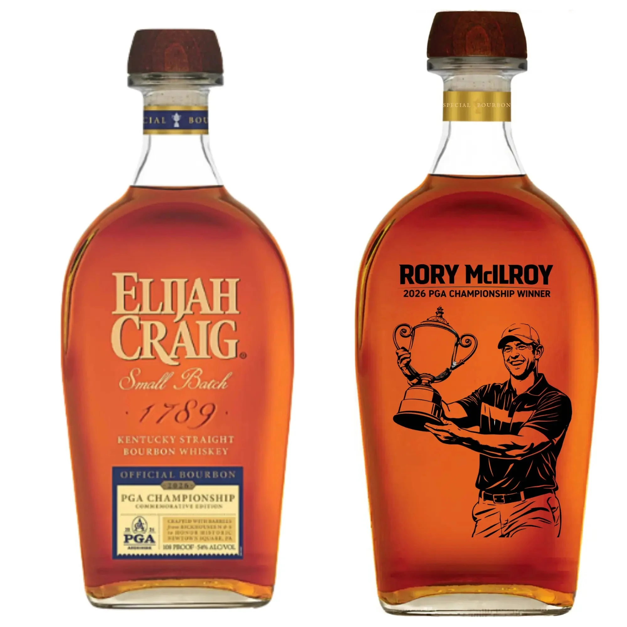 Elijah Craig Small Batch 2026 PGA Championship Rory McIlroy Winner Etched Edition (PRE-ORDER)
