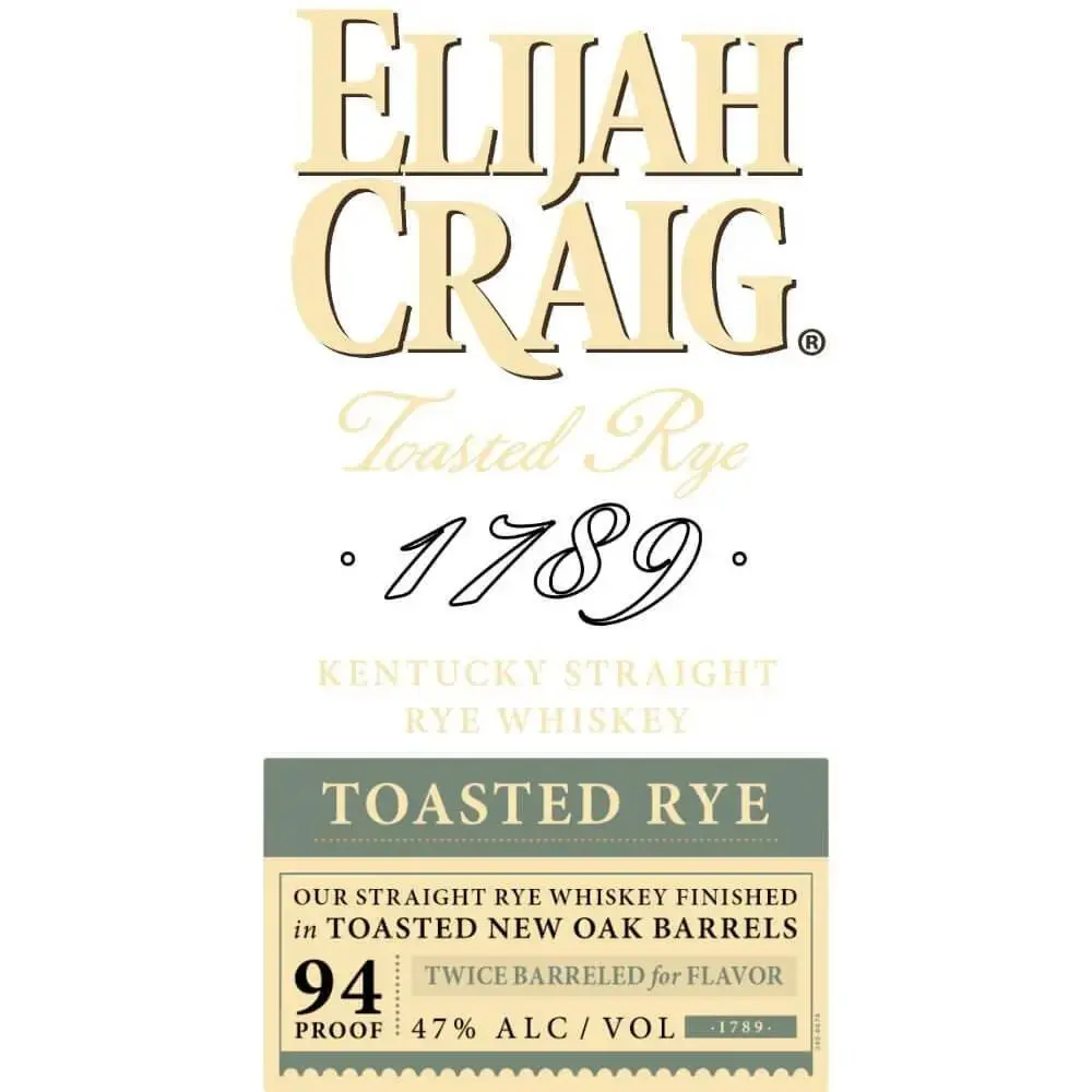 Elijah Craig Toasted Rye Whiskey - Image 2
