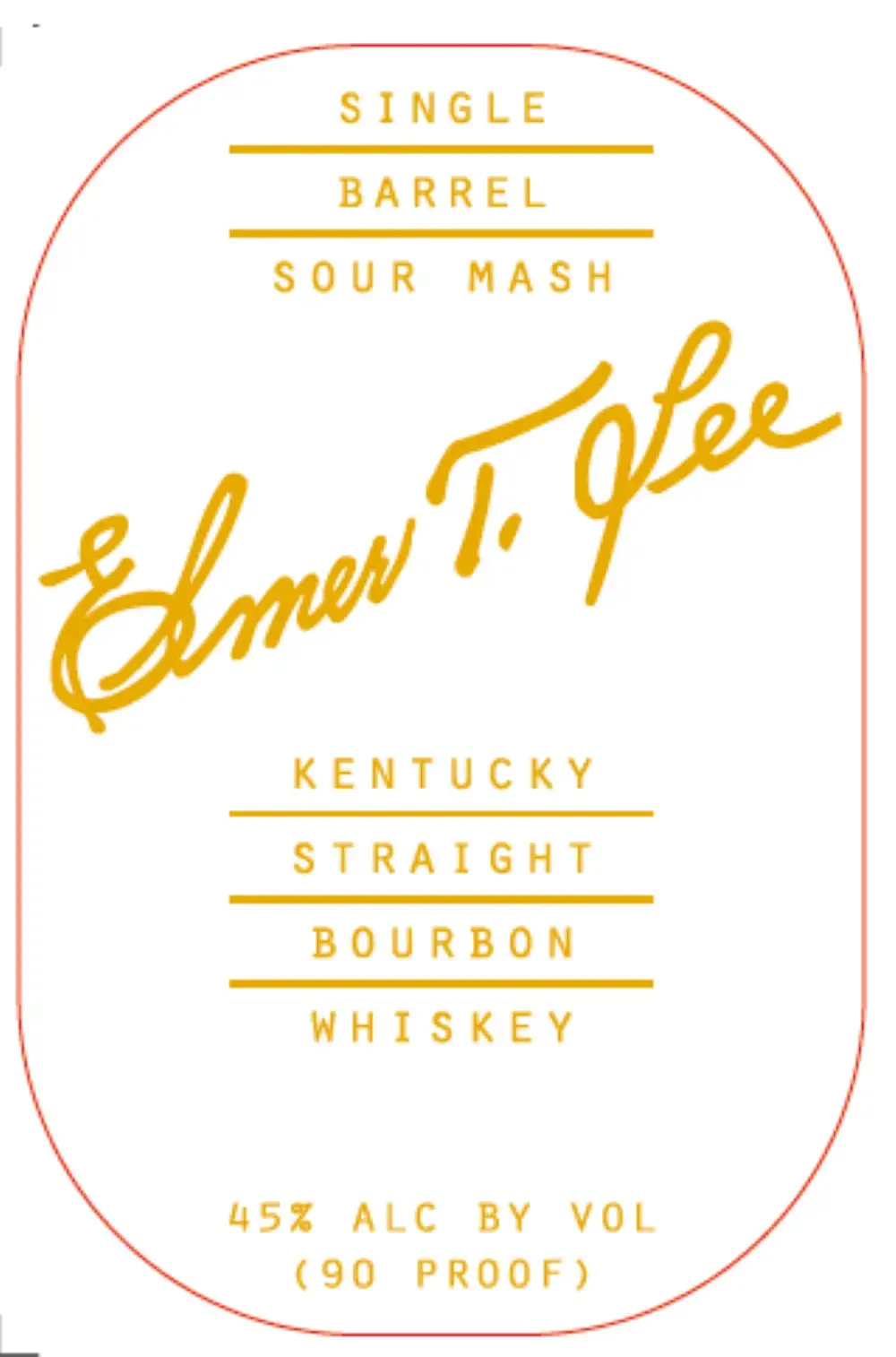 Elmer T. Lee Single Barrel Kentucky Straight Bourbon Whiskey
