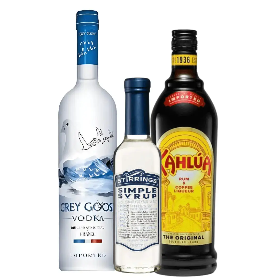 Espresso Martini Cocktail Kit: Grey Goose, Kahlúa, Stirrings Simple