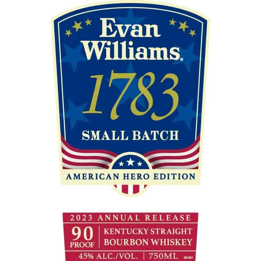 Evan Williams 1783 American Hero Edition 2023 Release 750ml - Image 2