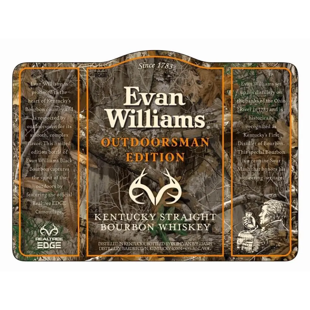 Evan Williams Outdoorsman Edition Limited Edition W/ Realtree EDGE Camouflage 1.75 Liter - Image 2