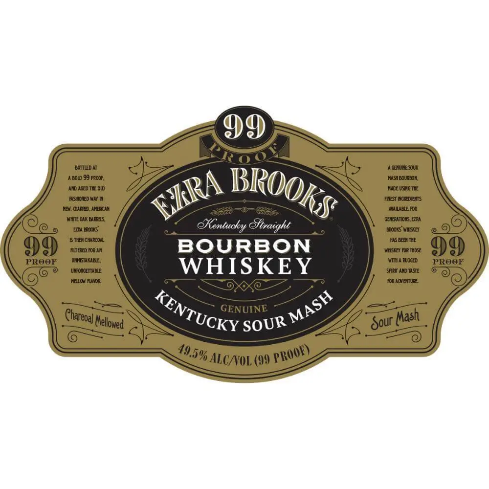 Ezra Brooks 99 Proof Bourbon - Image 2