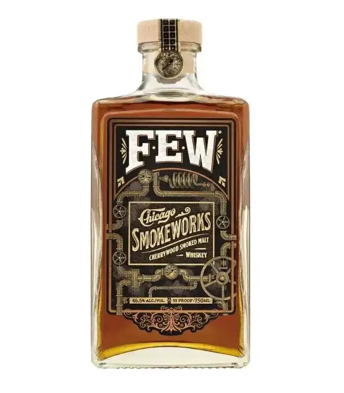 FEW Chicago Smokeworks Cherrywood Smoked Malt Whiskey 750mL