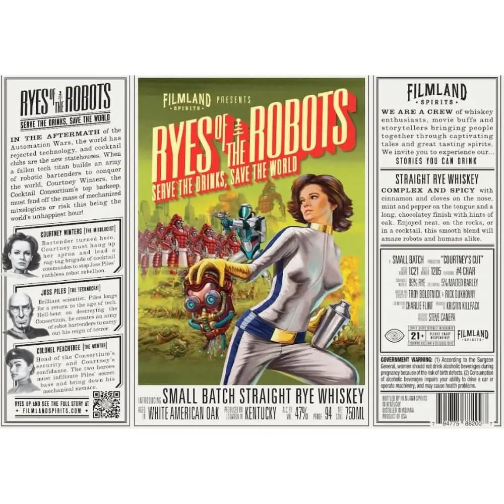 Filmland Spirits Ryes of The Robots Straight Rye - Image 2