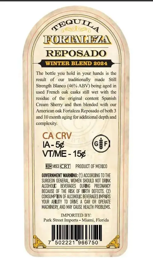 Fortaleza Reposado Winter Blend 2024 - Image 2