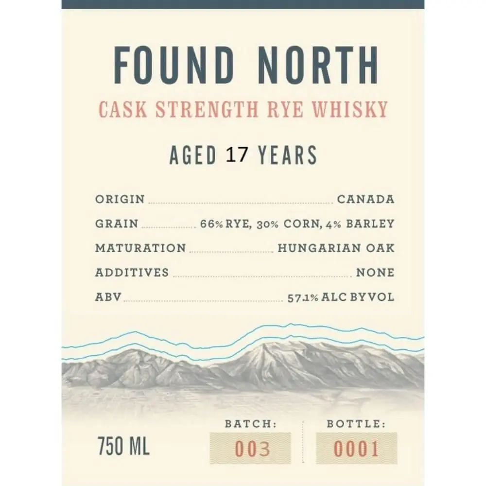 Found North Batch 003 Aged 17 Years
